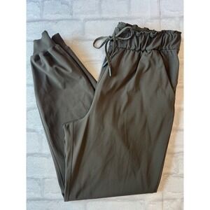 Lululemon Beyond the Studio Jogger Dark Olive Green High Rise Pants 6 athleisure